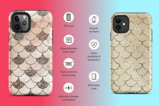 Protect Your iPhone in Style with Our Vintage Theme Tough Case