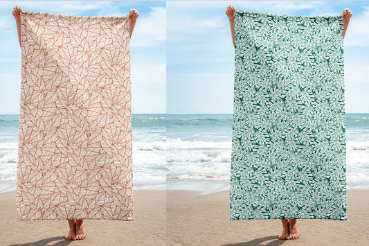 Cozy and Water Absorbent: Experience the Soft Fabric of our Cotton Terry Sublimated Towels