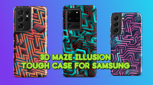 Experience the 3D Maze Illusion: The Ultimate Tough Case for Samsung!