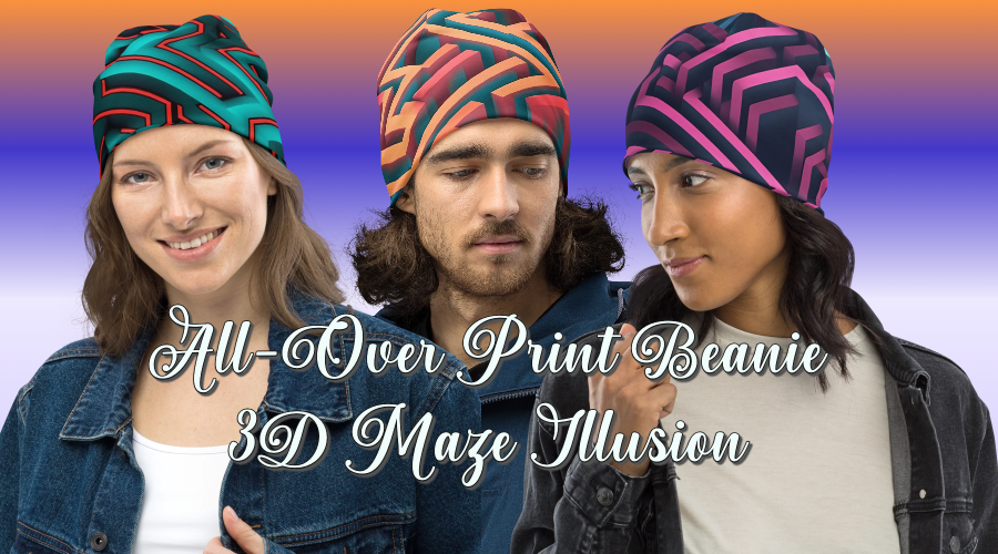 Exploring the Comfort and Design of the Double-Layered 3D Maze Illusion Beanie for Active Lifestyles