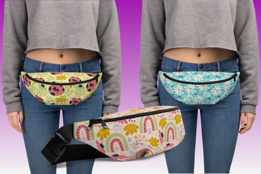 Shop Our Stunning Collection of Floral Fanny Packs for the Ultimate Spring Look
