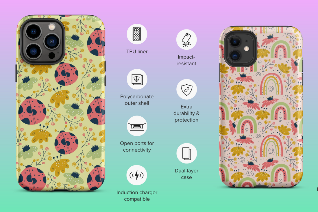 Seamless and Stylish: Our Scandinavian Spring Floral Patterns for Phone Cases