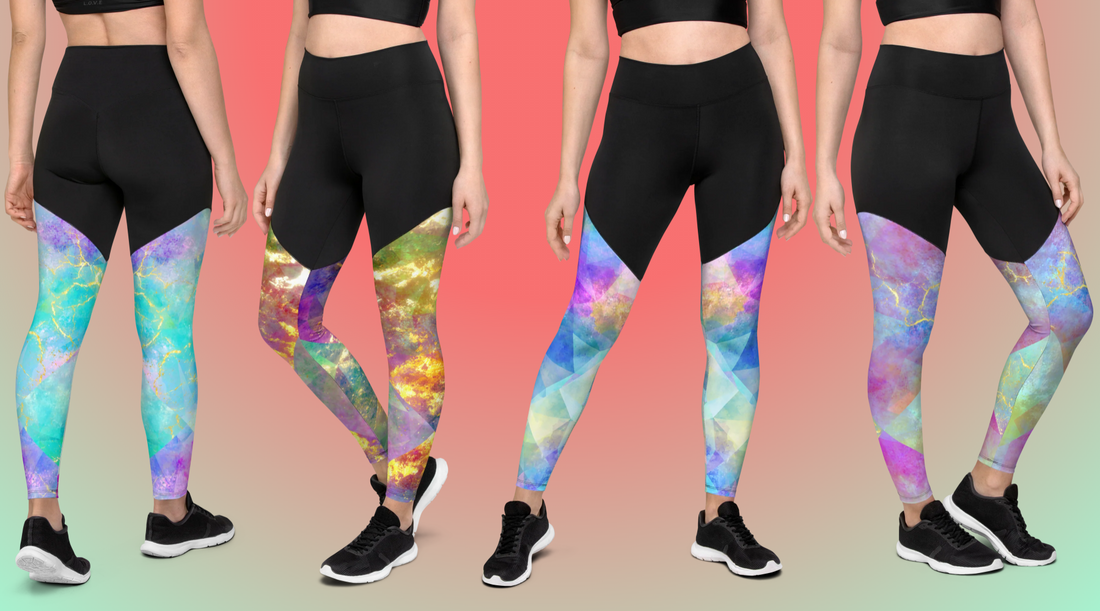 Flaunt Your Fitness with Our Trendy Fire Opal Textured Sports Leggings