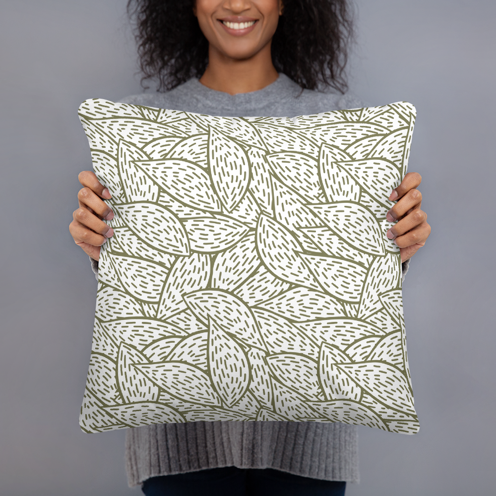 Colorful Fall Leaves | Seamless Patterns | All-Over Print Basic Pillow - #6