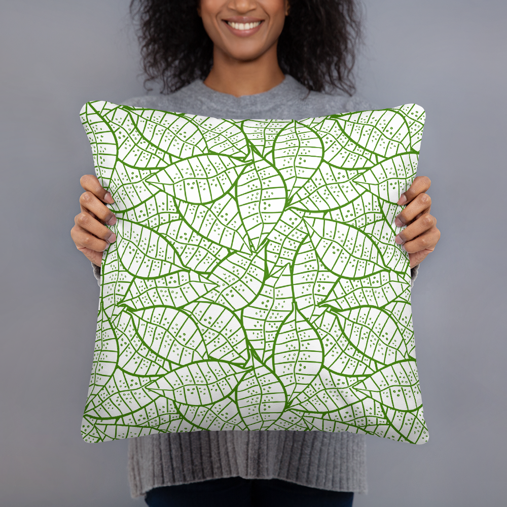 Colorful Fall Leaves | Seamless Patterns | All-Over Print Basic Pillow - #4