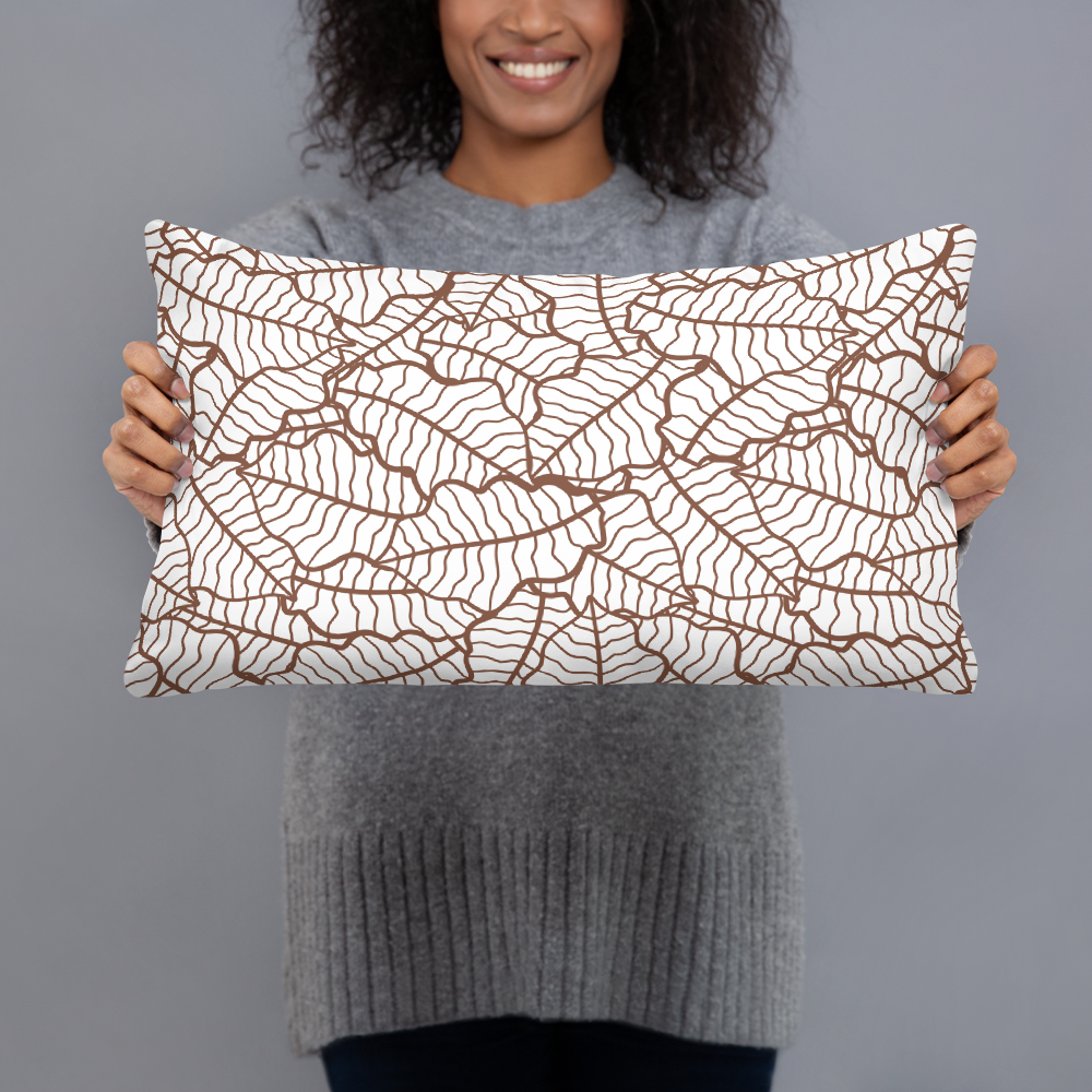 Colorful Fall Leaves | Seamless Patterns | All-Over Print Basic Pillow - #5