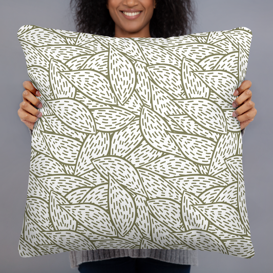 Colorful Fall Leaves | Seamless Patterns | All-Over Print Basic Pillow - #6