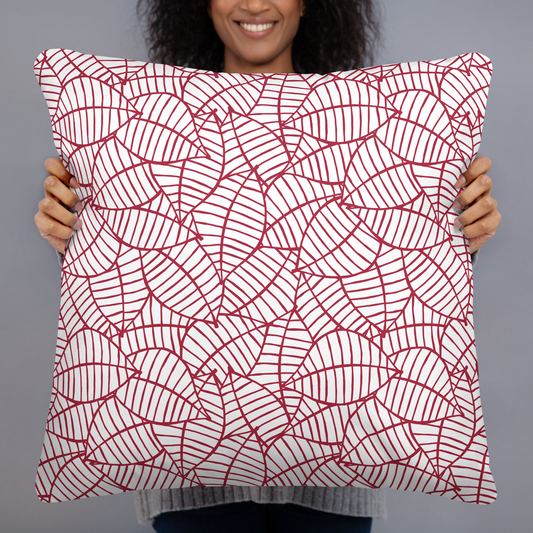 Colorful Fall Leaves | Seamless Patterns | All-Over Print Basic Pillow - #8