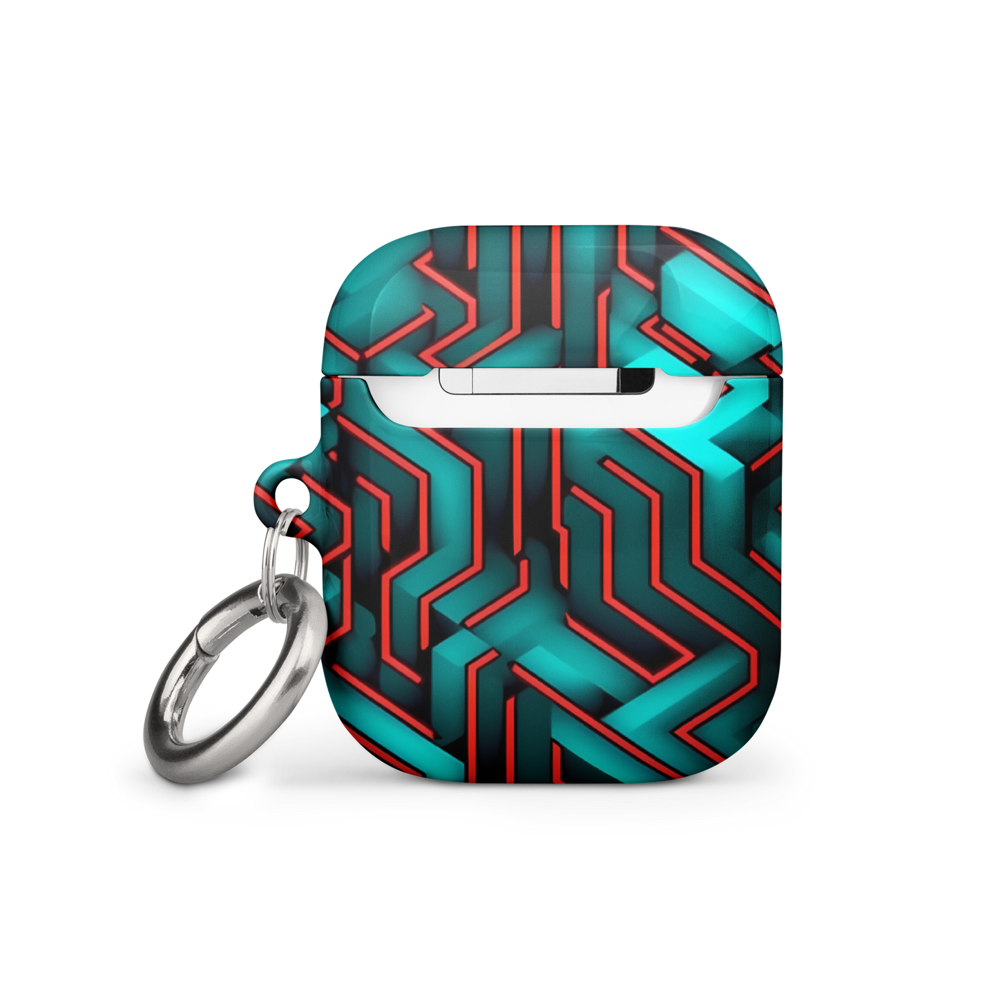 3D Maze Illusion | 3D Patterns | All-Over Print Case for AirPods - #2