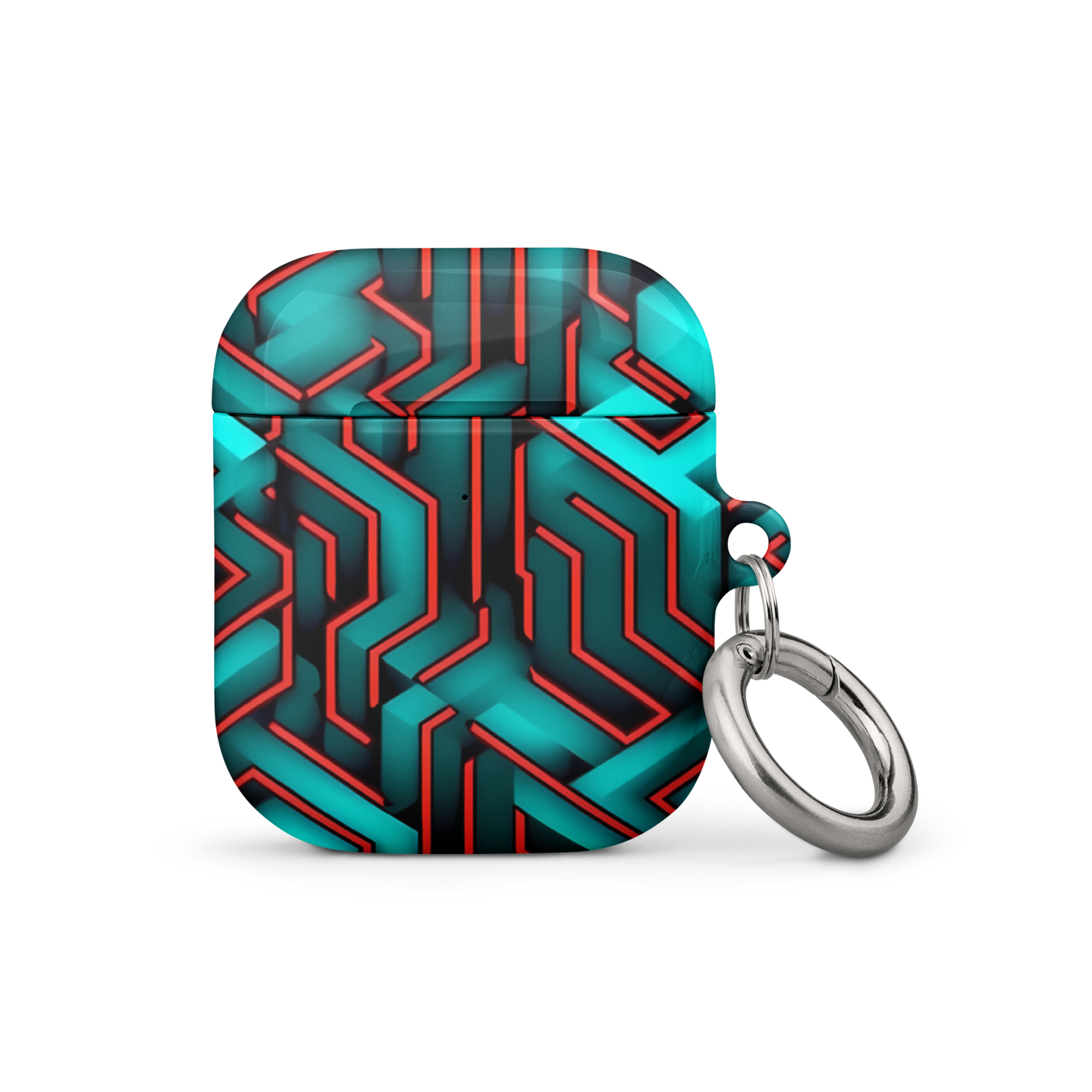 3D Maze Illusion | 3D Patterns | All-Over Print Case for AirPods - #2