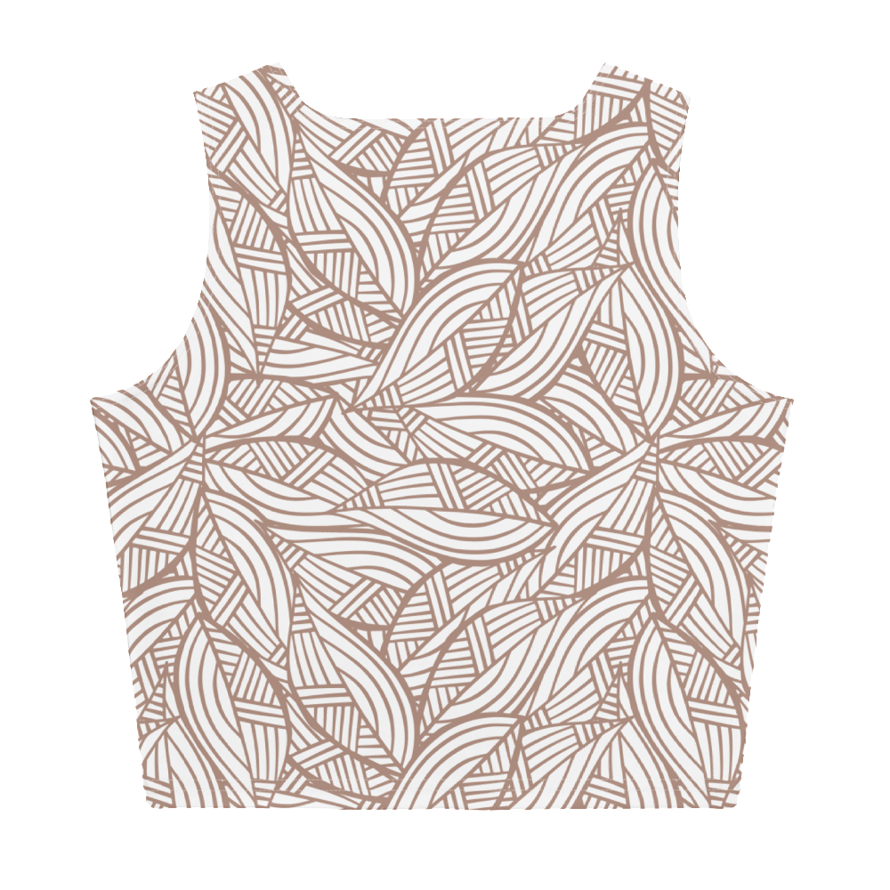 Colorful Fall Leaves | Seamless Patterns | All-Over Print Crop Top - #3