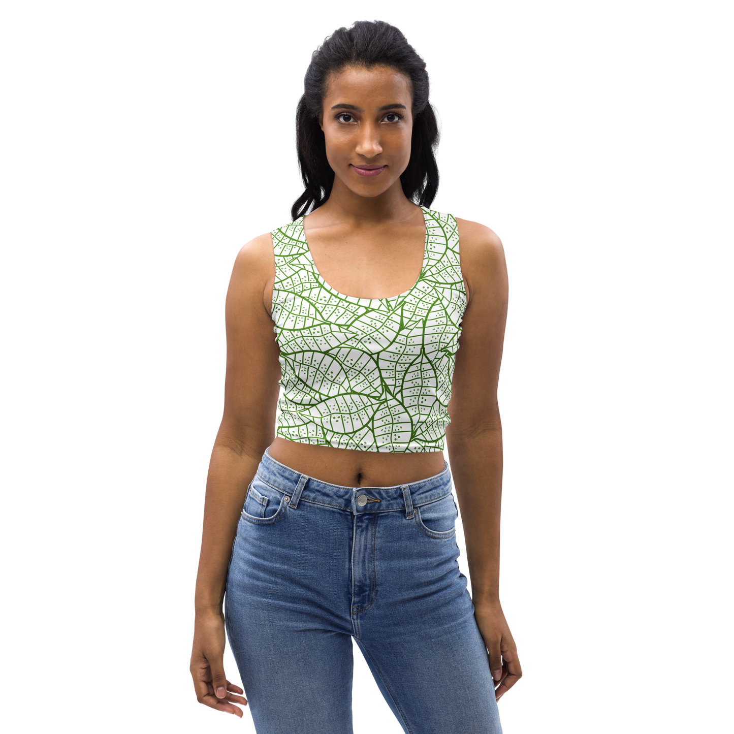 Colorful Fall Leaves | Seamless Patterns | All-Over Print Crop Top - #4