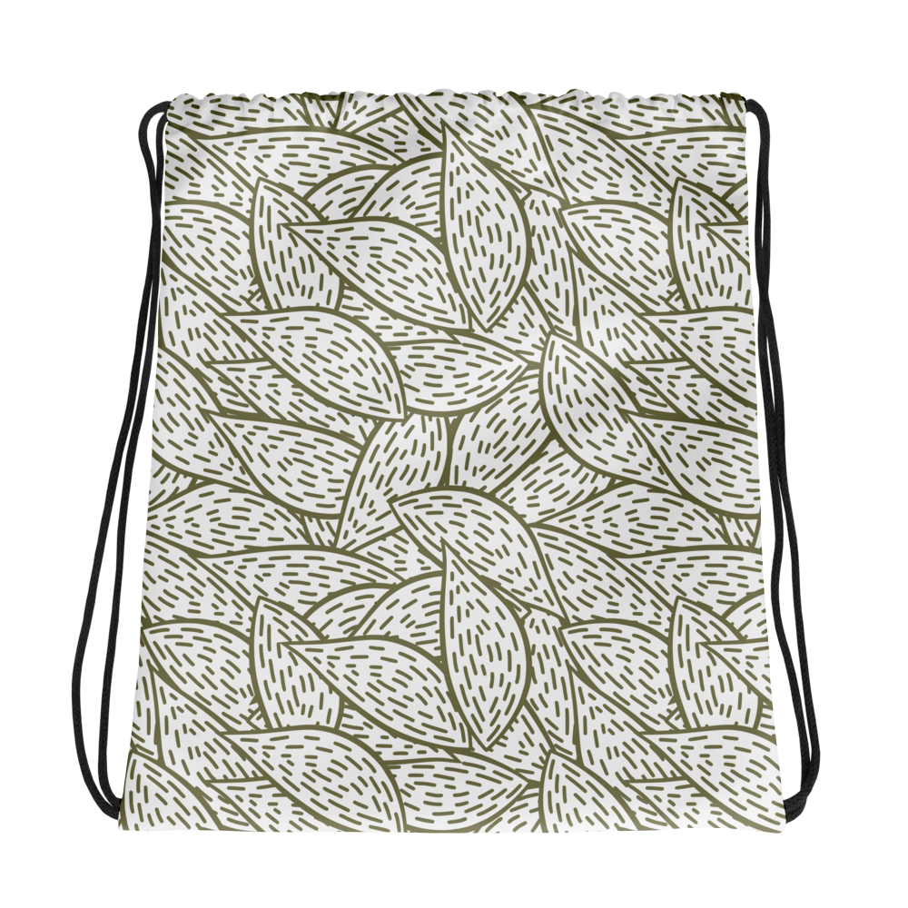Colorful Fall Leaves | Seamless Patterns | All-Over Print Drawstring Bag - #6