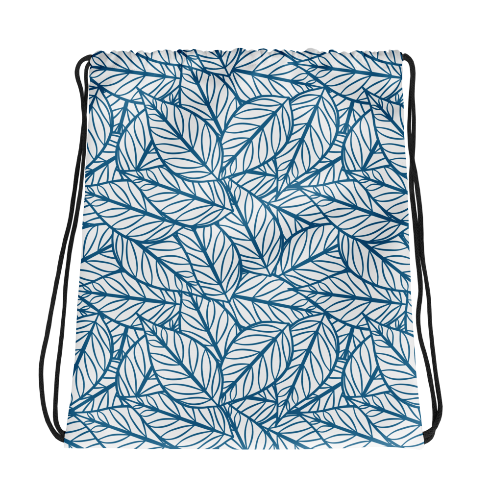 Colorful Fall Leaves | Seamless Patterns | All-Over Print Drawstring Bag - #10