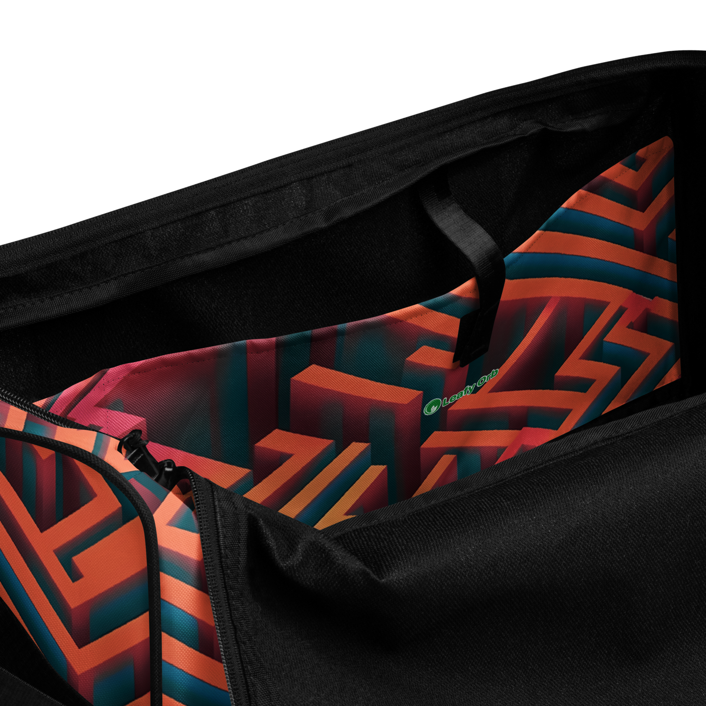 3D Maze Illusion | 3D Patterns | All-Over Print Duffle Bag - #1