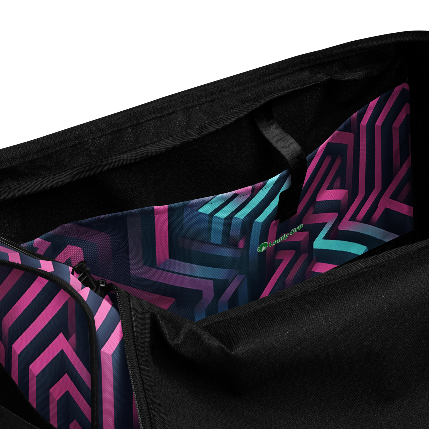 3D Maze Illusion | 3D Patterns | All-Over Print Duffle Bag - #4