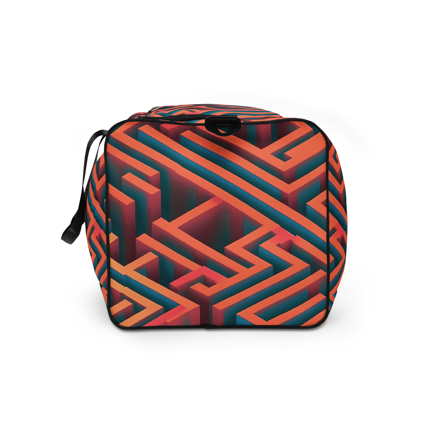 3D Maze Illusion | 3D Patterns | All-Over Print Duffle Bag - #1