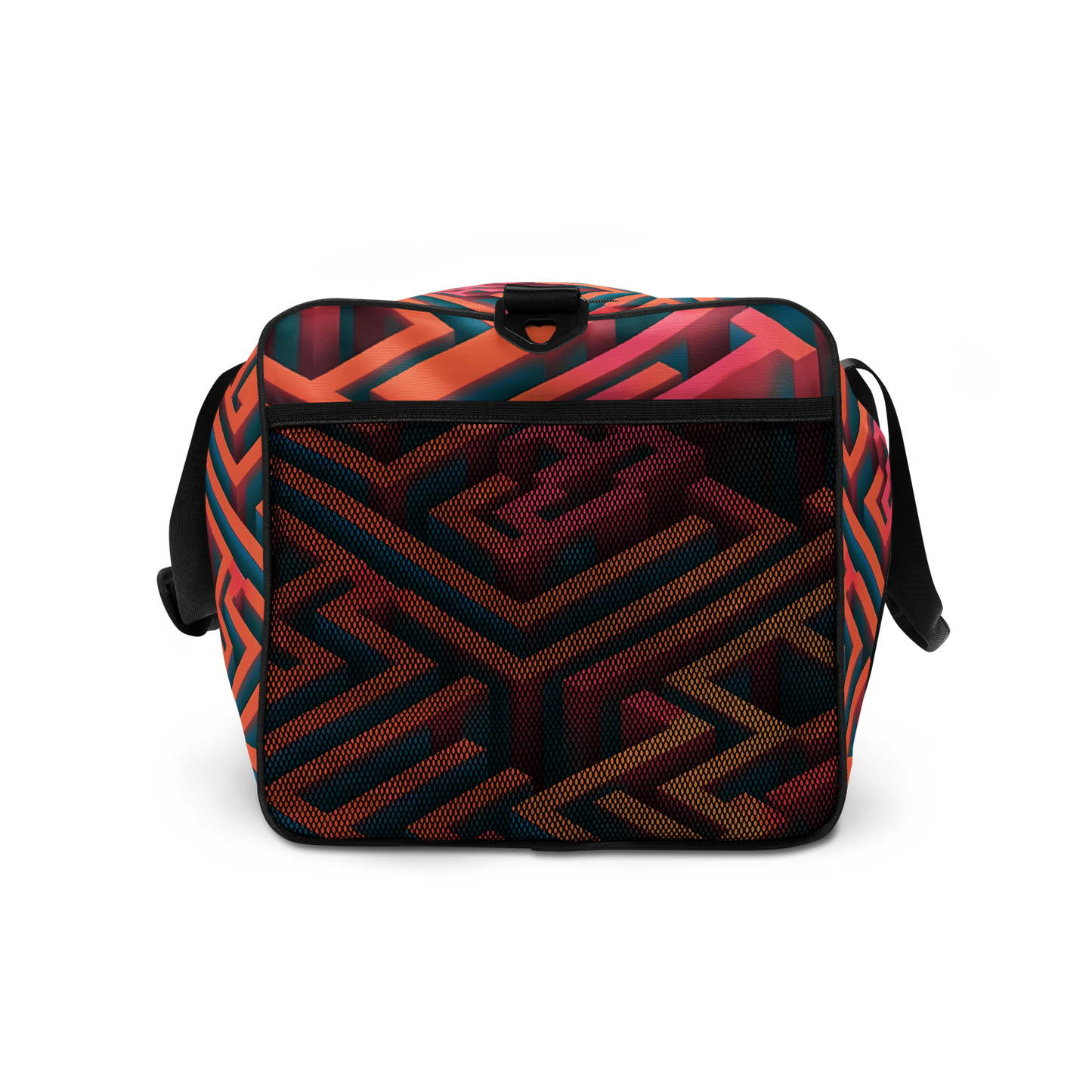 3D Maze Illusion | 3D Patterns | All-Over Print Duffle Bag - #1