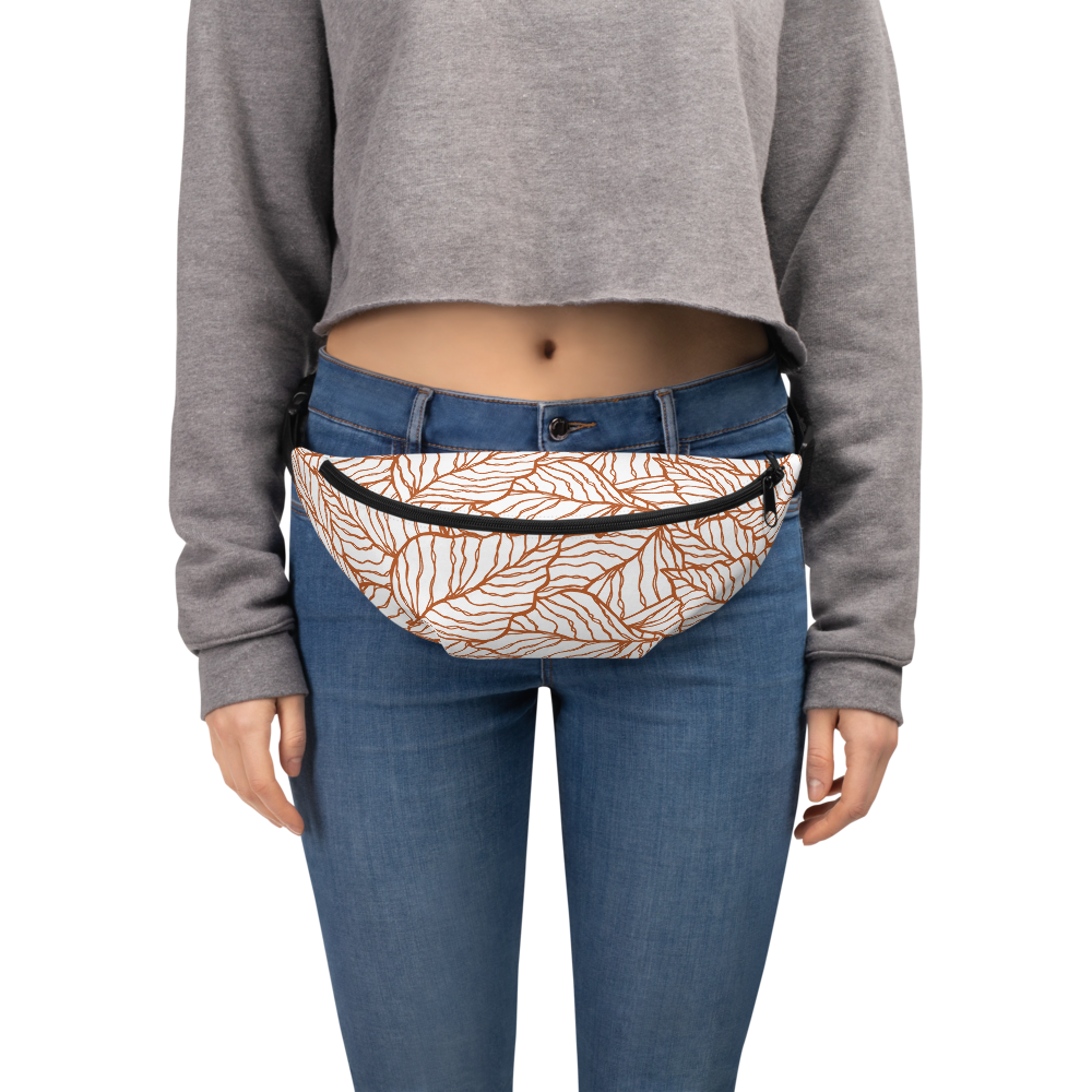 Colorful Fall Leaves | Seamless Patterns | All-Over Print Fanny Pack - #1