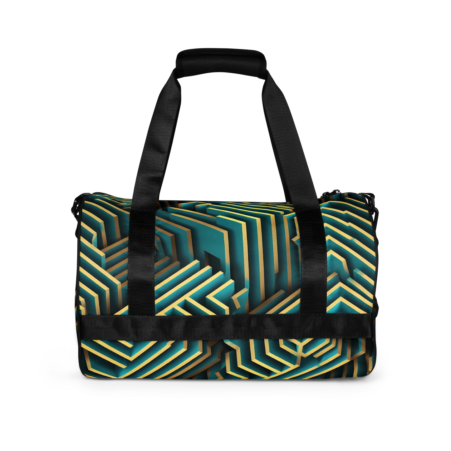 3D Maze Illusion | 3D Patterns | All-Over Print Gym Bag - #5