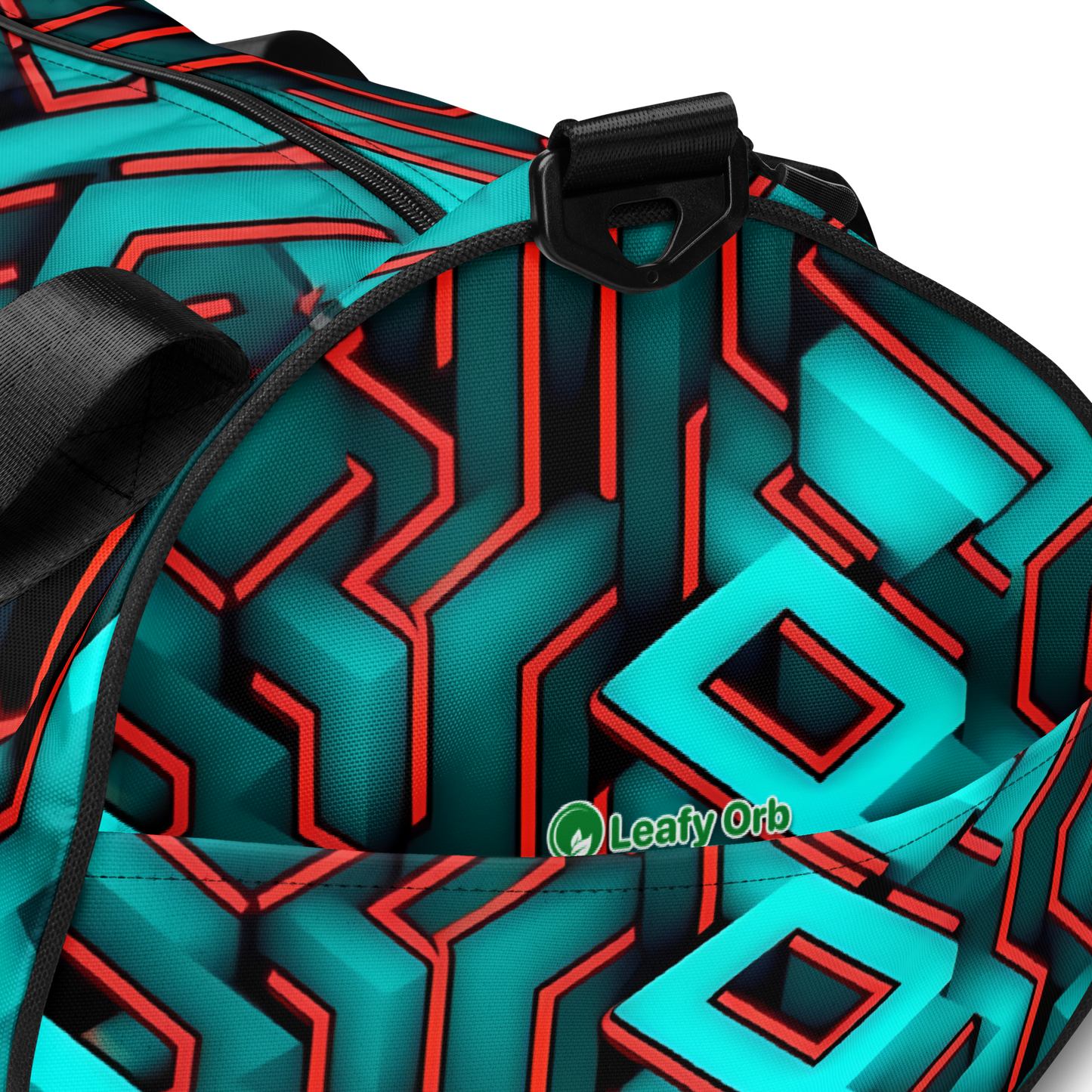 3D Maze Illusion | 3D Patterns | All-Over Print Gym Bag - #2