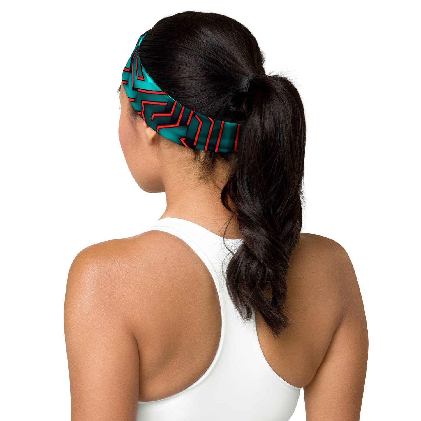 3D Maze Illusion | 3D Patterns | All-Over Print Headband - #2