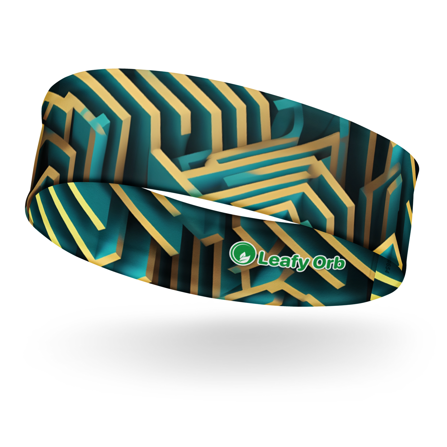 3D Maze Illusion | 3D Patterns | All-Over Print Headband - #5