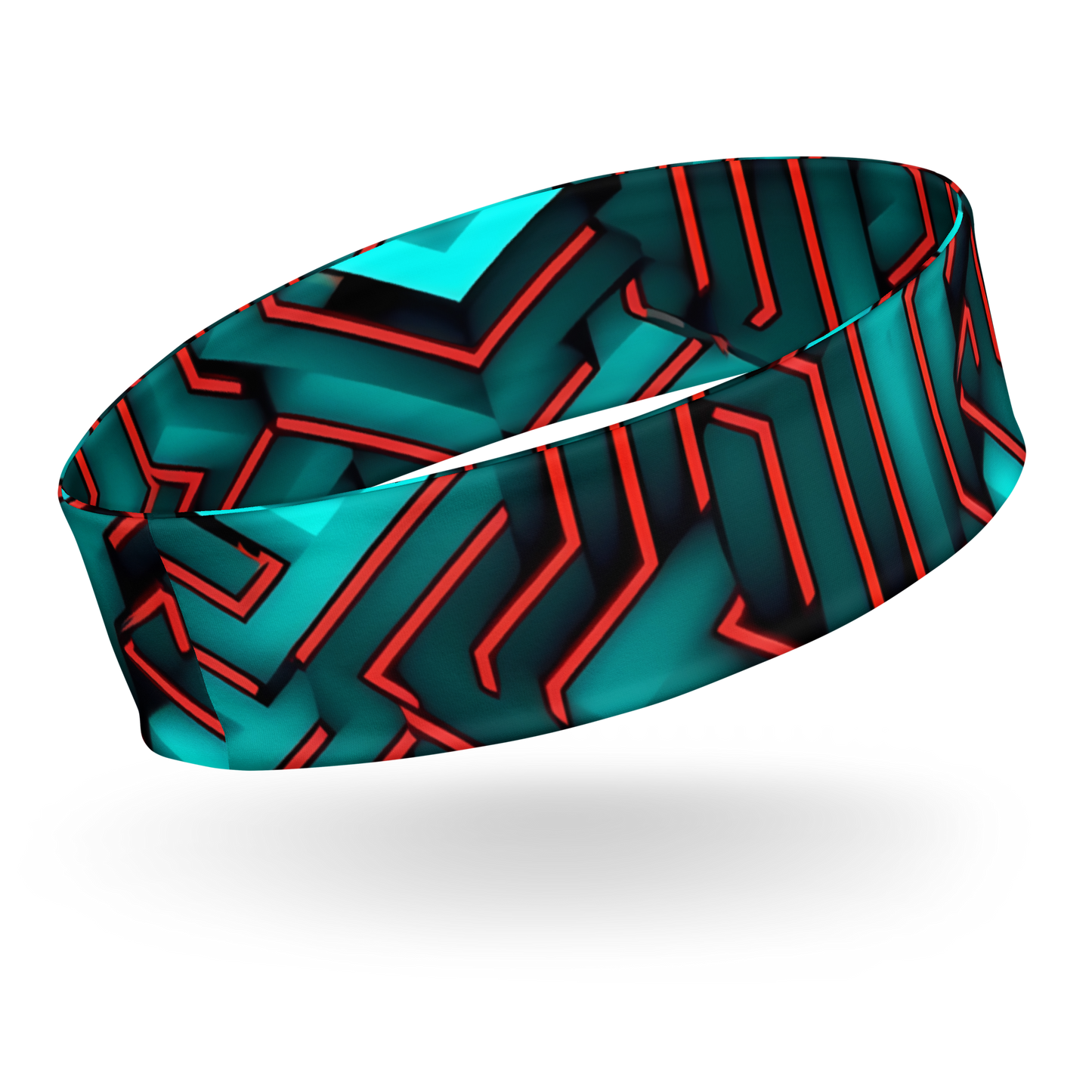 3D Maze Illusion | 3D Patterns | All-Over Print Headband - #2