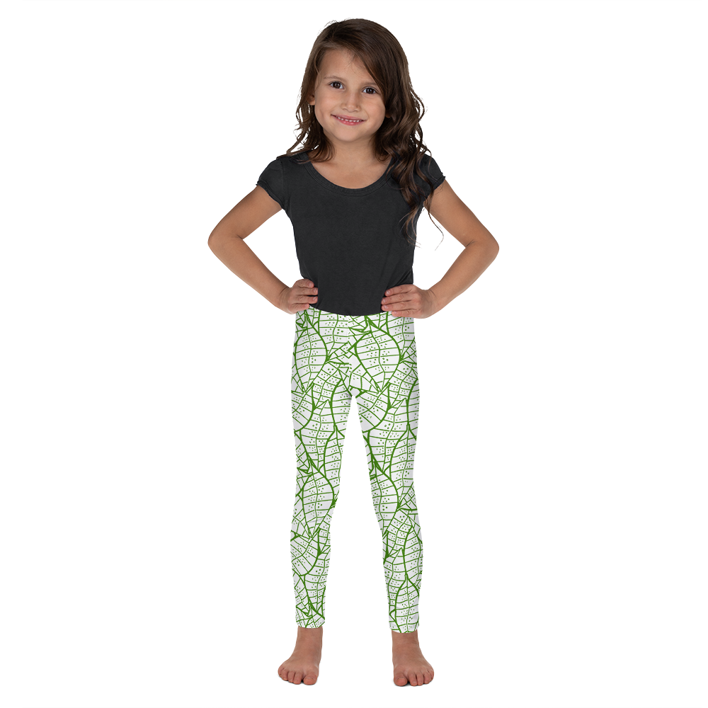 Colorful Fall Leaves | Seamless Patterns | All-Over Print Kids Leggings - #4