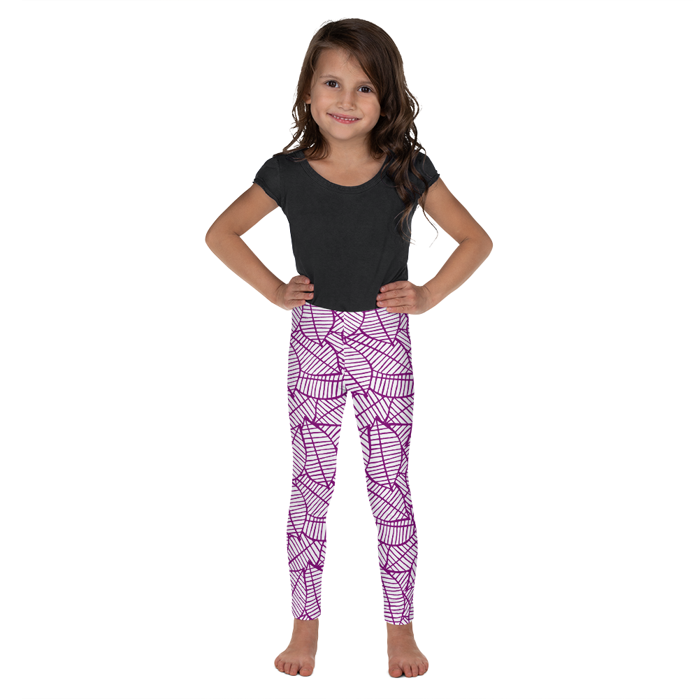 Colorful Fall Leaves | Seamless Patterns | All-Over Print Kids Leggings - #8