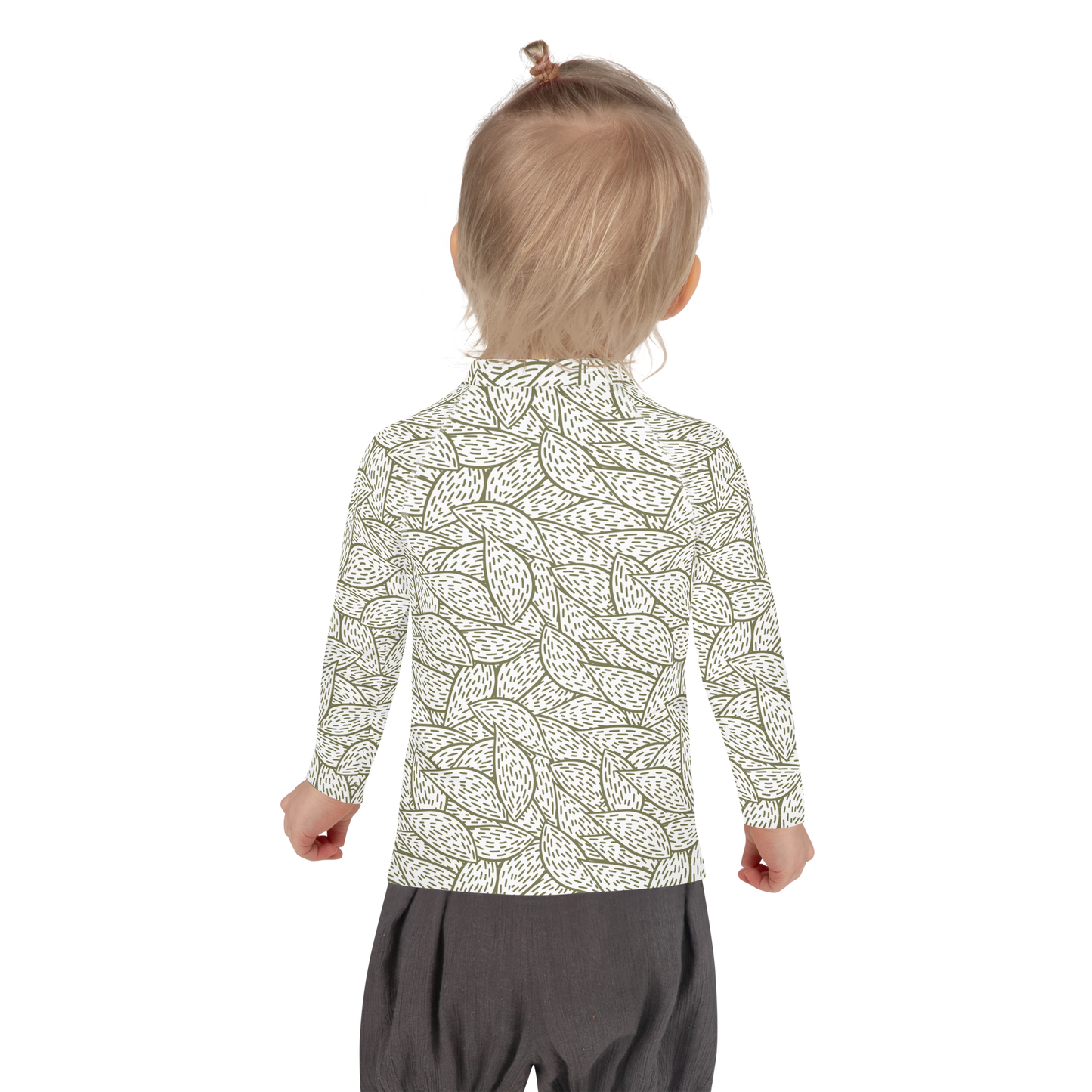 Colorful Fall Leaves | Seamless Patterns | All-Over Print Kids Rash Guard - #6
