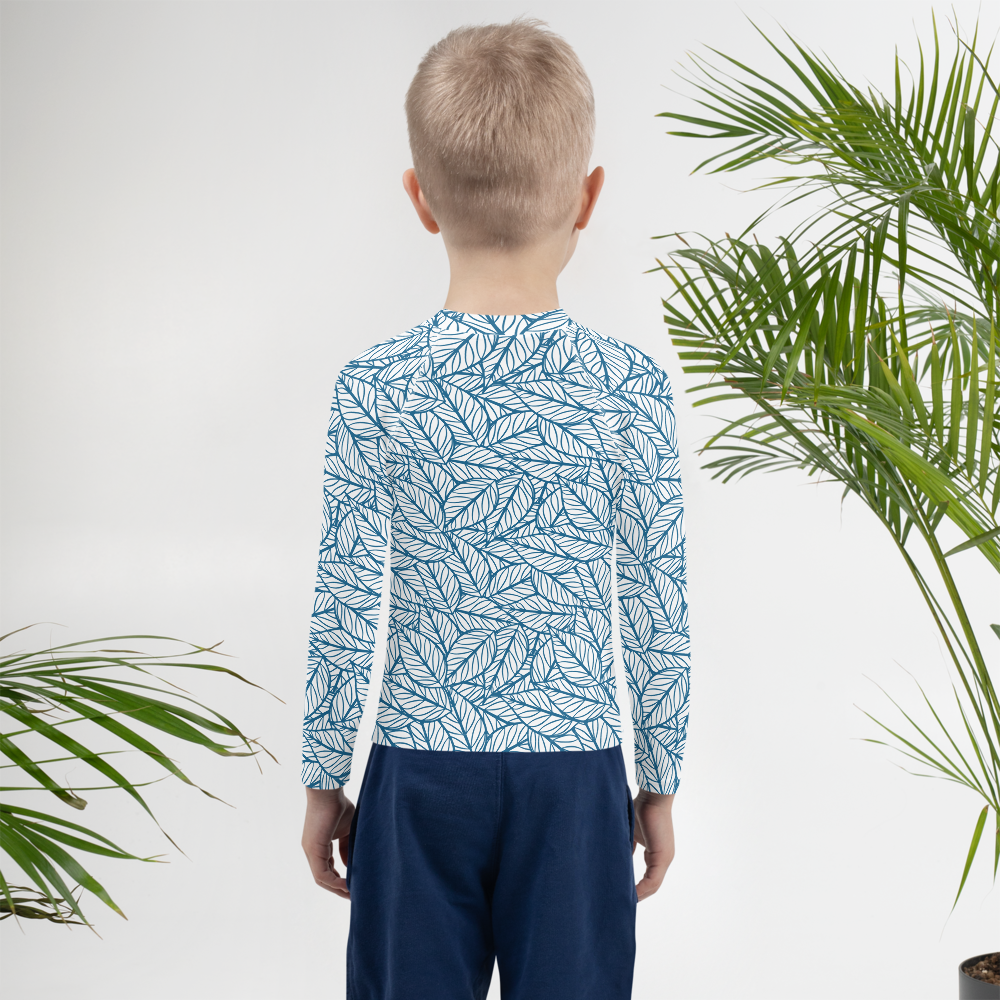 Colorful Fall Leaves | Seamless Patterns | All-Over Print Kids Rash Guard - #10