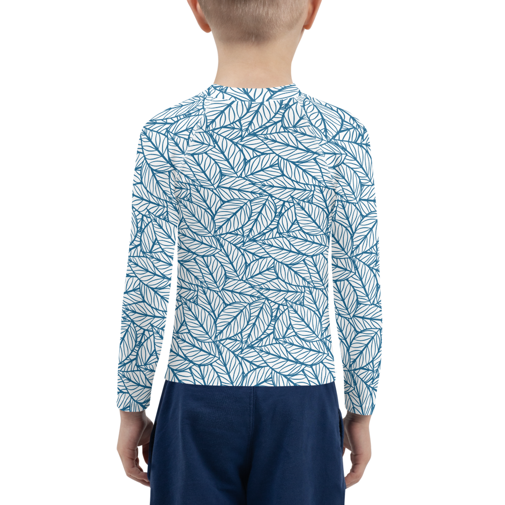 Colorful Fall Leaves | Seamless Patterns | All-Over Print Kids Rash Guard - #10