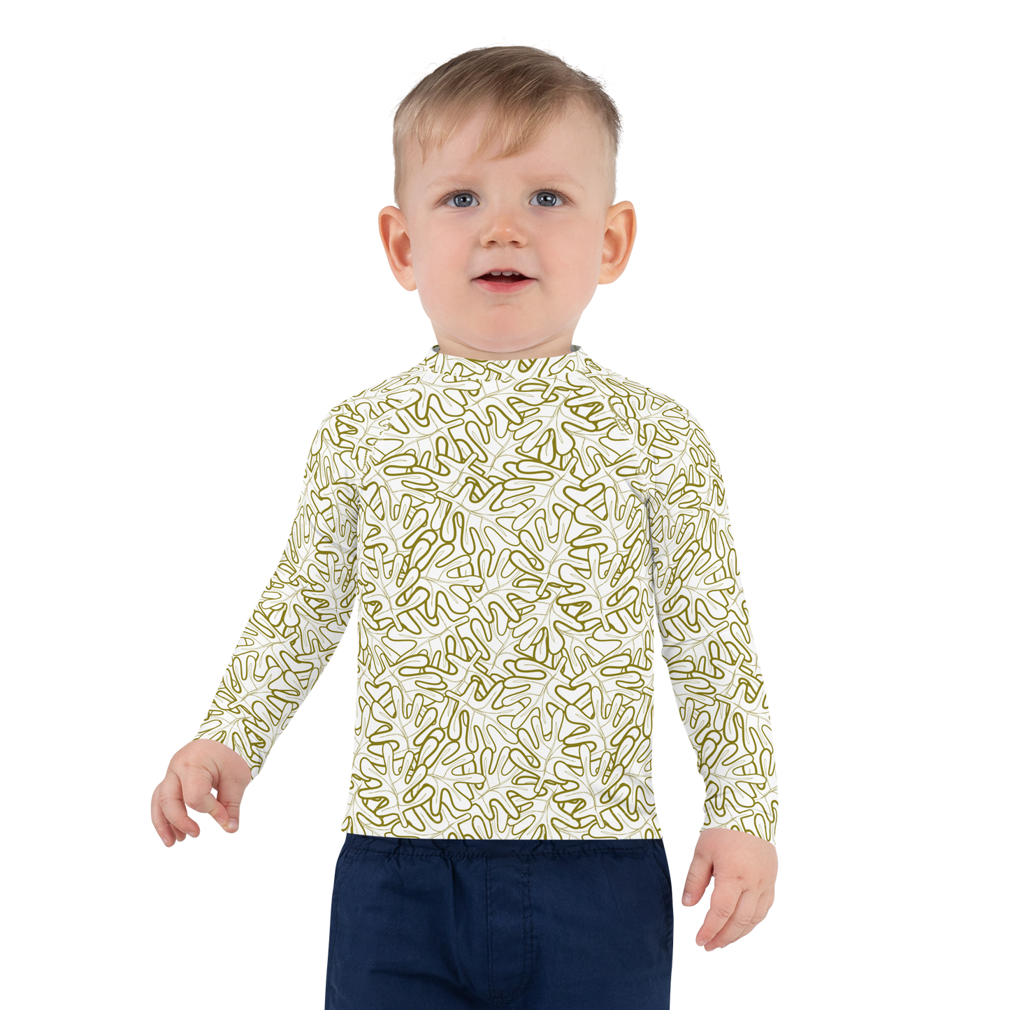 Colorful Fall Leaves | Seamless Patterns | All-Over Print Kids Rash Guard - #2