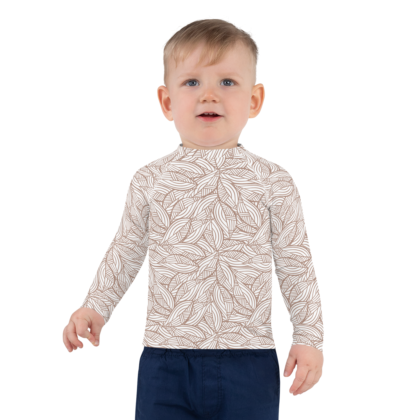 Colorful Fall Leaves | Seamless Patterns | All-Over Print Kids Rash Guard - #3