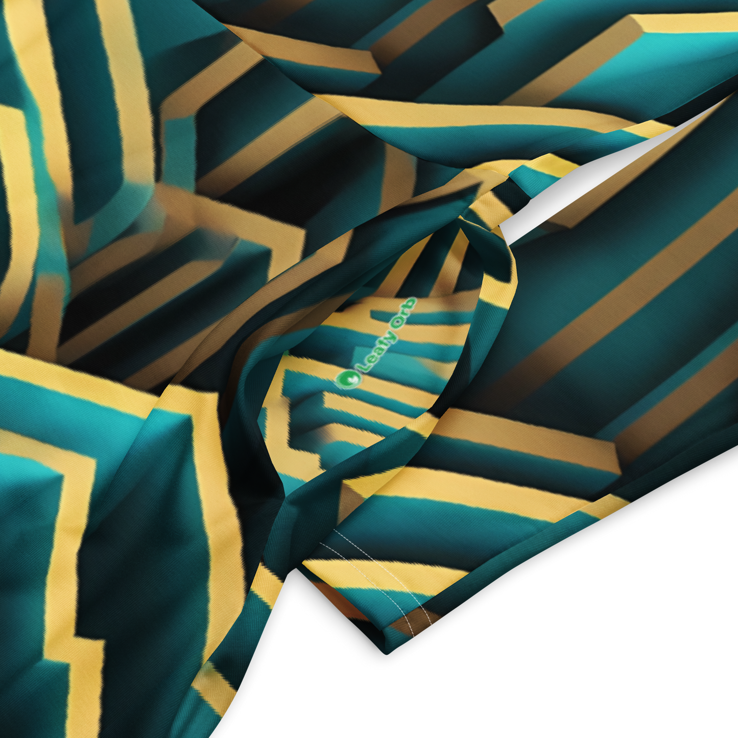 3D Maze Illusion | 3D Patterns | All-Over Print Long Sleeve Midi Dress - #5