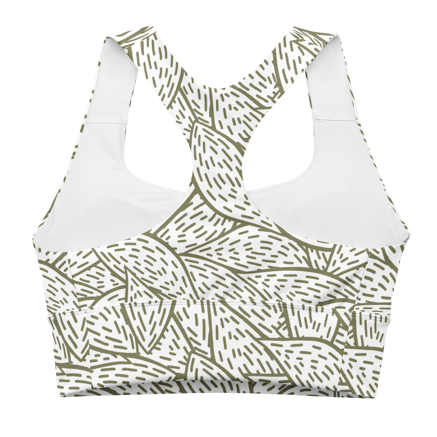 Colorful Fall Leaves | Seamless Patterns | All-Over Print Longline Sports Bra - #6