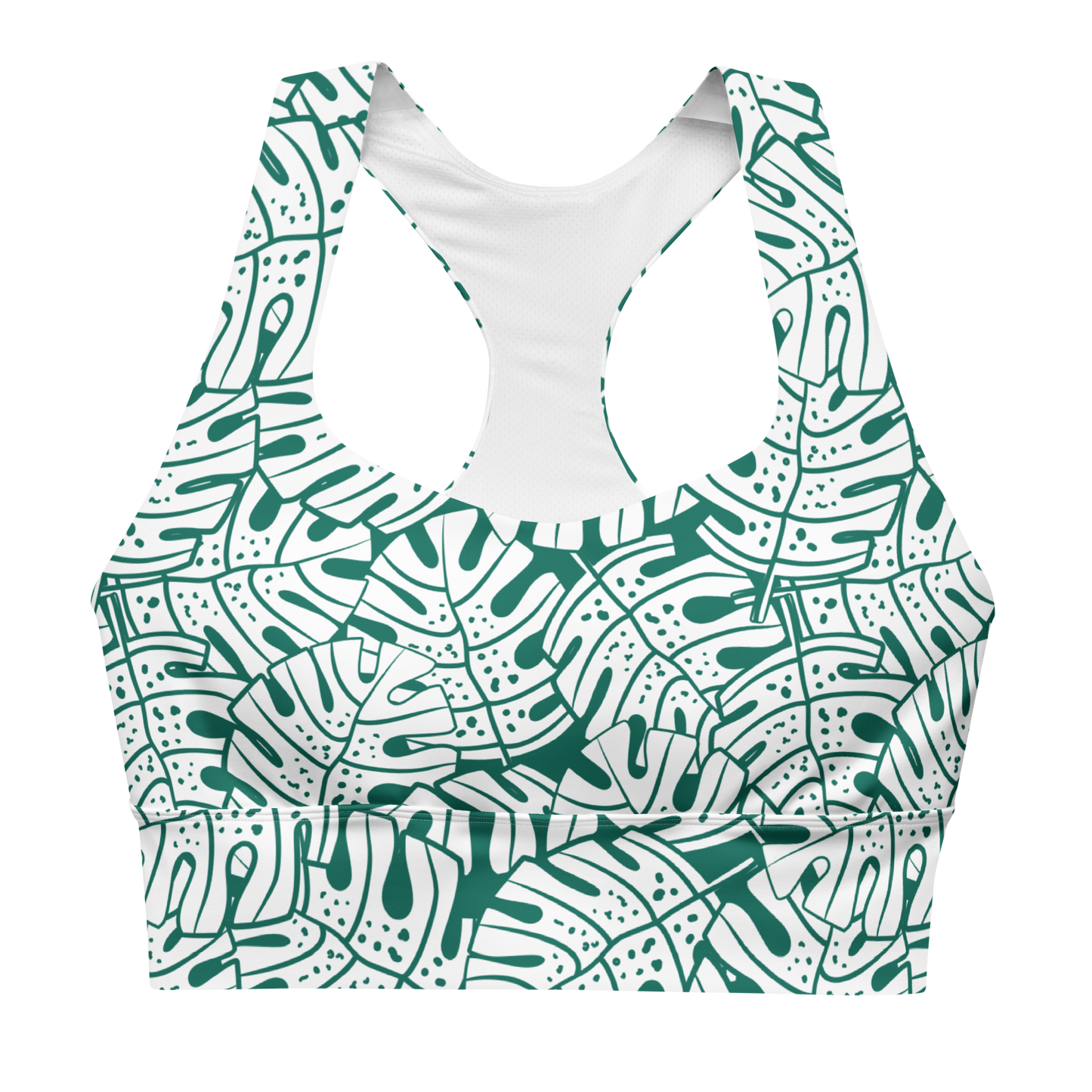 Colorful Fall Leaves | Seamless Patterns | All-Over Print Longline Sports Bra - #9