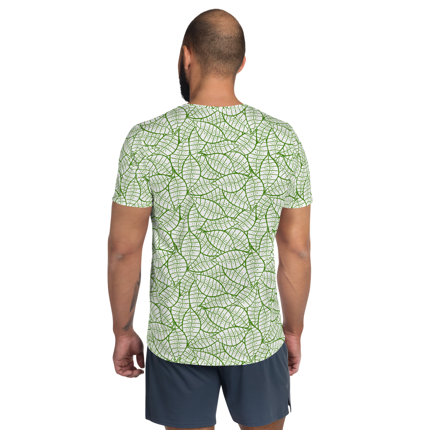 Colorful Fall Leaves | Seamless Patterns | All-Over Print Men's Athletic T-Shirt - #4