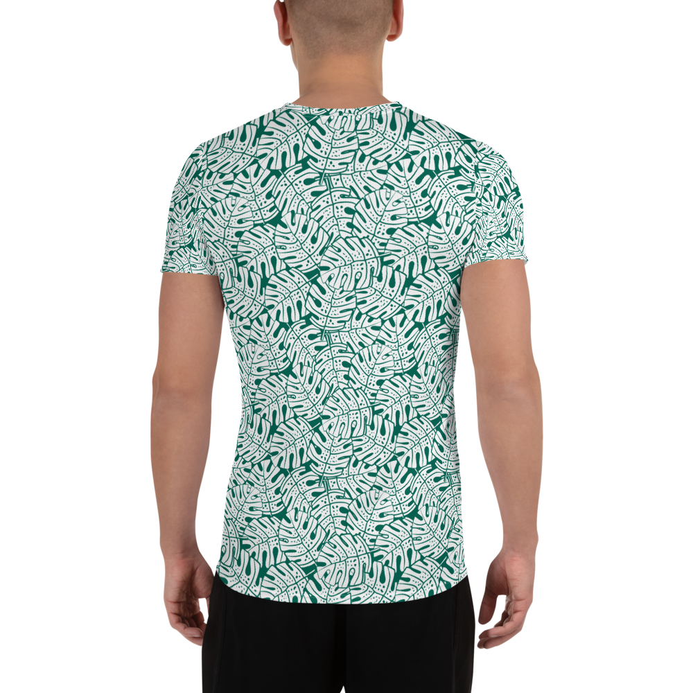 Colorful Fall Leaves | Seamless Patterns | All-Over Print Men's Athletic T-Shirt - #9
