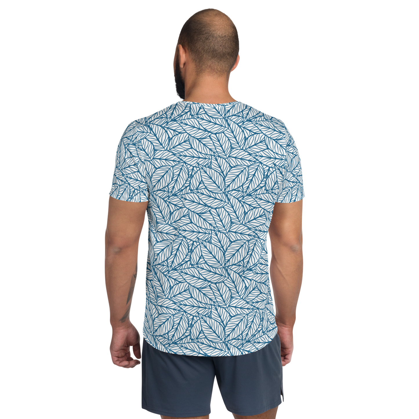 Colorful Fall Leaves | Seamless Patterns | All-Over Print Men's Athletic T-Shirt - #10