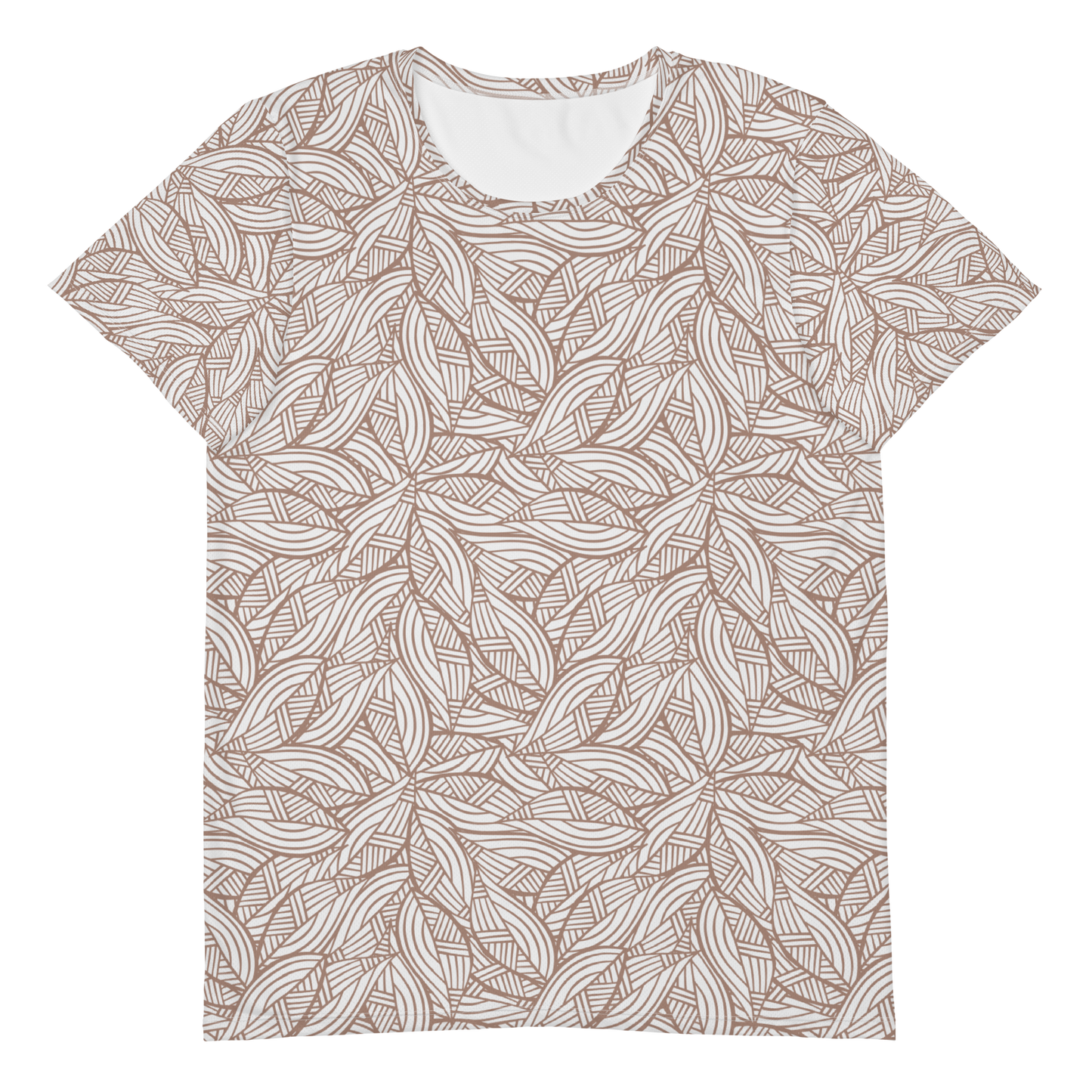 Colorful Fall Leaves | Seamless Patterns | All-Over Print Men's Athletic T-Shirt - #3