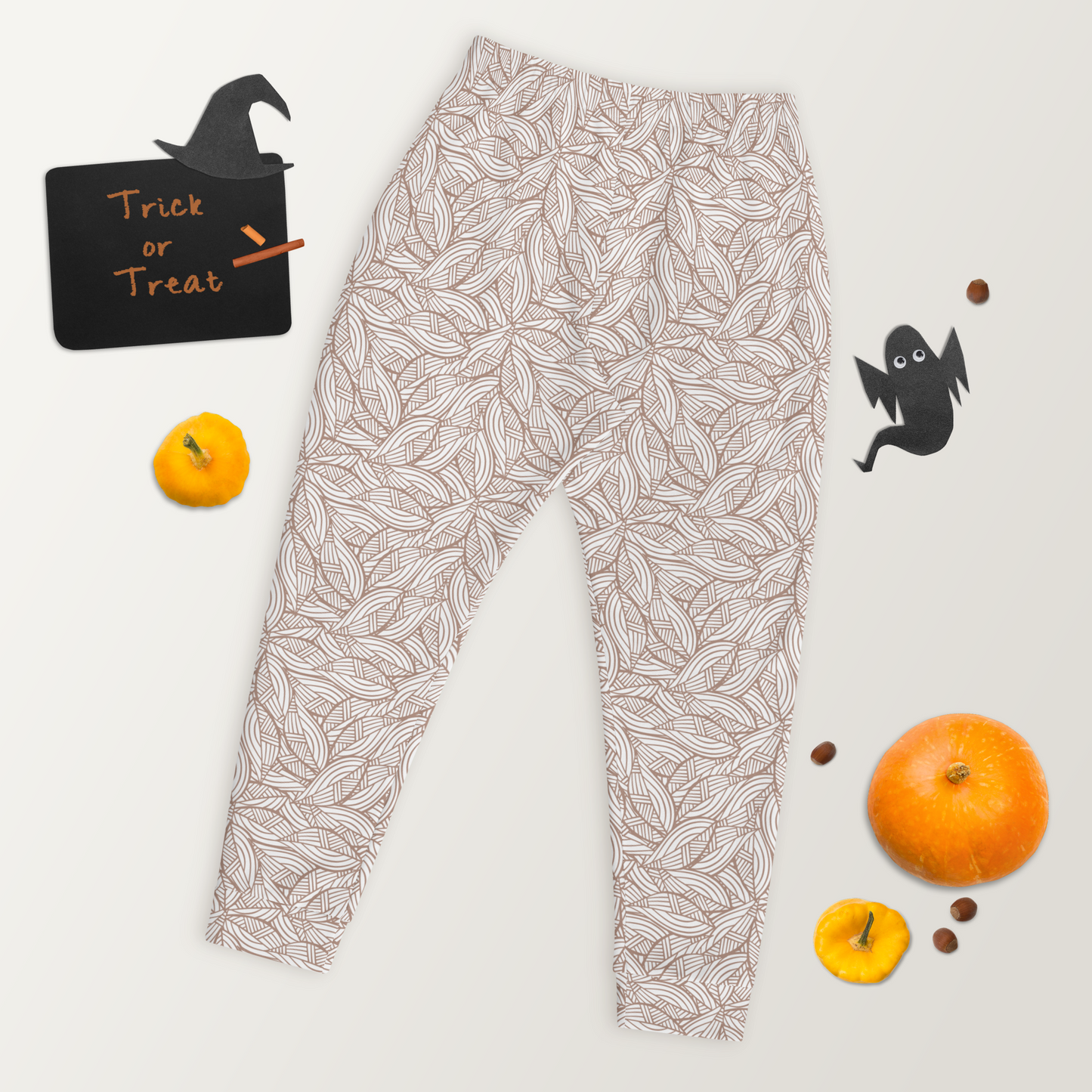 Colorful Fall Leaves | Seamless Patterns | All-Over Print Men's Joggers - #3