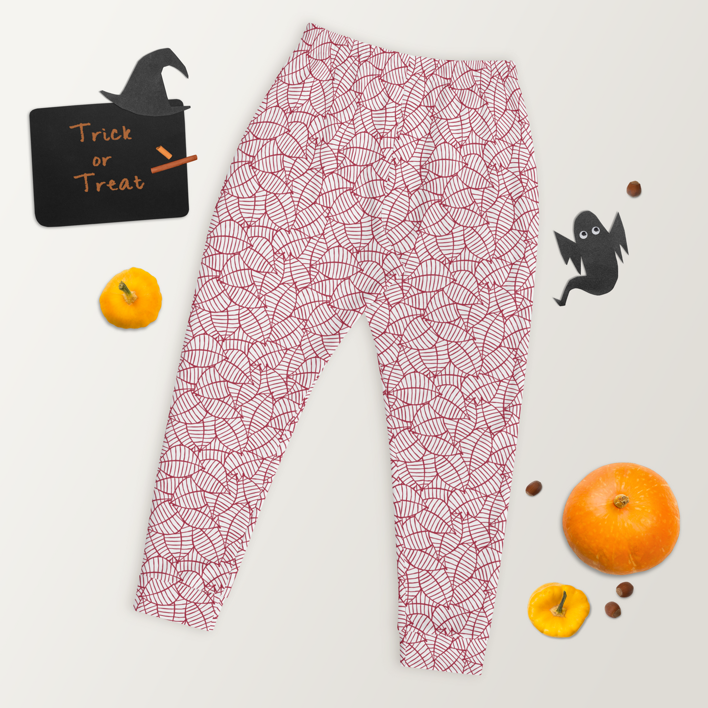 Colorful Fall Leaves | Seamless Patterns | All-Over Print Men's Joggers - #8