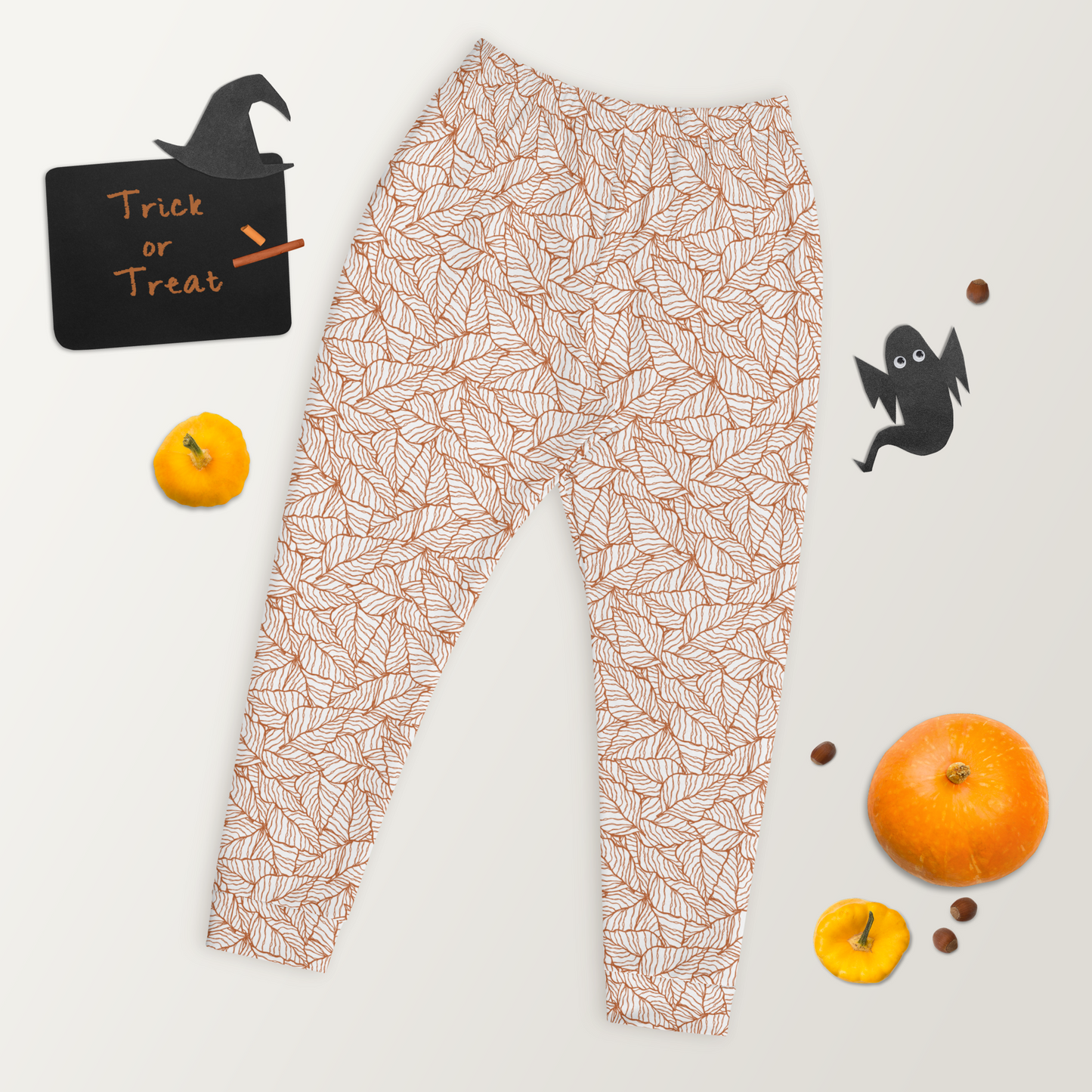 Colorful Fall Leaves | Seamless Patterns | All-Over Print Men's Joggers - #1