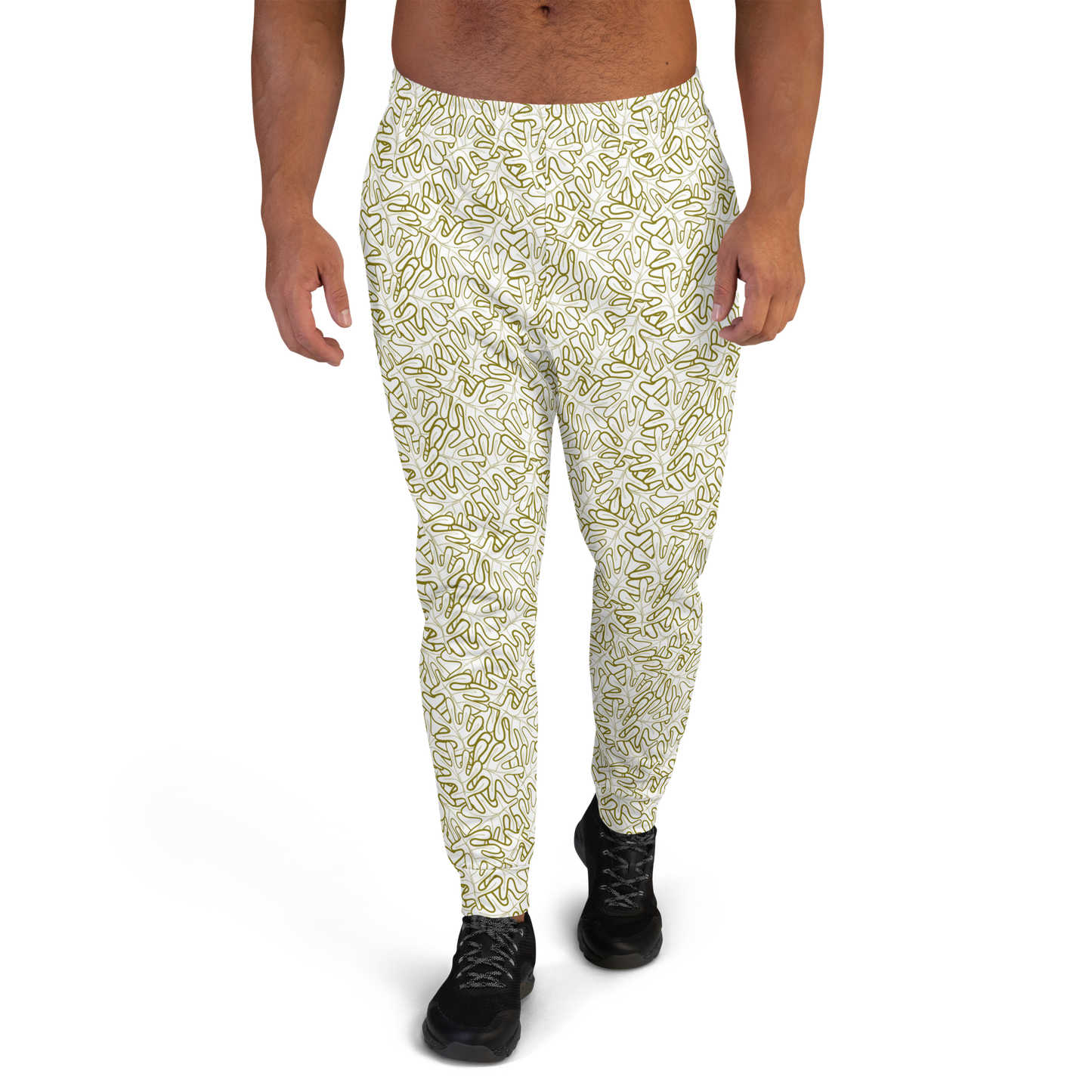 Colorful Fall Leaves | Seamless Patterns | All-Over Print Men's Joggers - #2