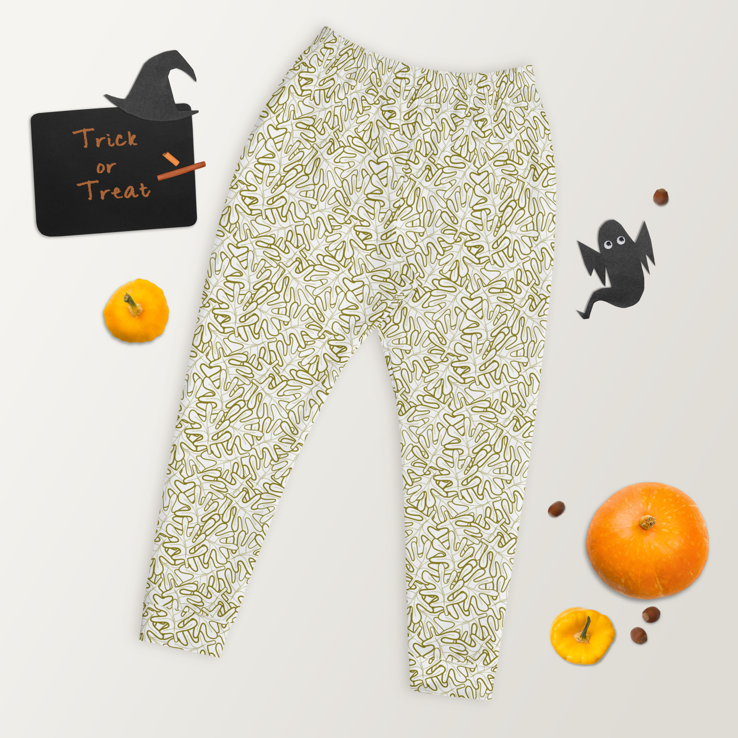 Colorful Fall Leaves | Seamless Patterns | All-Over Print Men's Joggers - #2