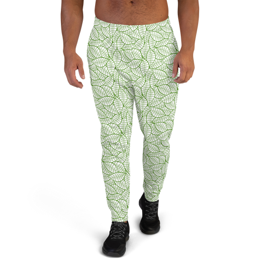 Colorful Fall Leaves | Seamless Patterns | All-Over Print Men's Joggers - #4