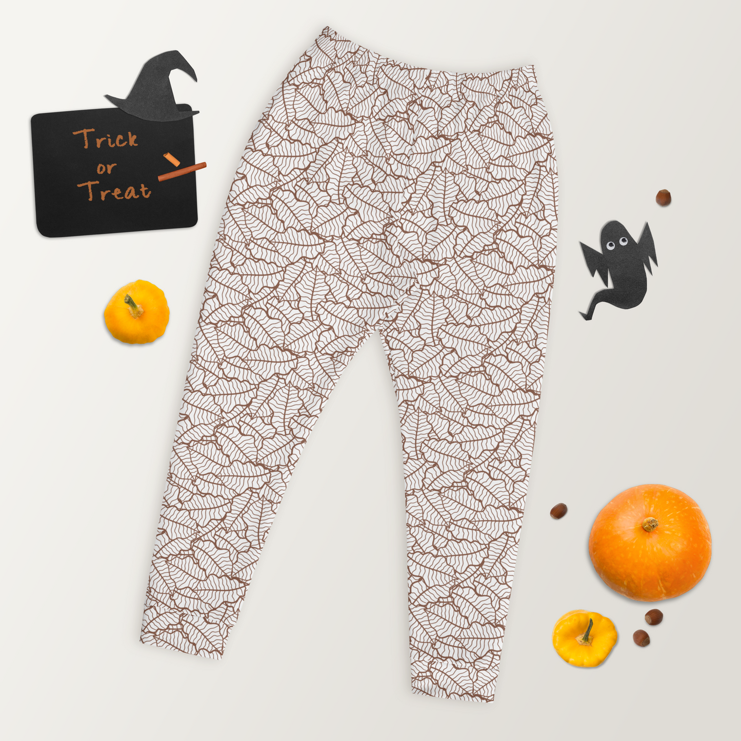Colorful Fall Leaves | Seamless Patterns | All-Over Print Men's Joggers - #5