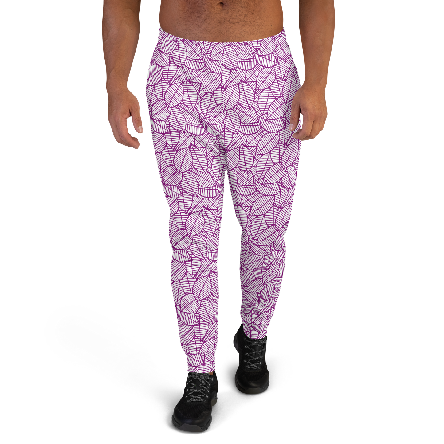 Colorful Fall Leaves | Seamless Patterns | All-Over Print Men's Joggers - #7